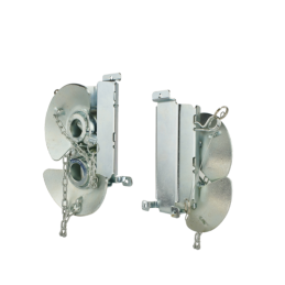 Dėtuvė su 2/2 kulkomis ir flanšu, 56/28 kategorija