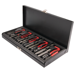 Nuplėštų sriegių remonto rinkinys M5-M12, 131 vnt.