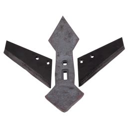 Pilnas ražienų kultivatoriaus, kultivatoriaus, širdies formos noragėlio su noragėliais komplektas