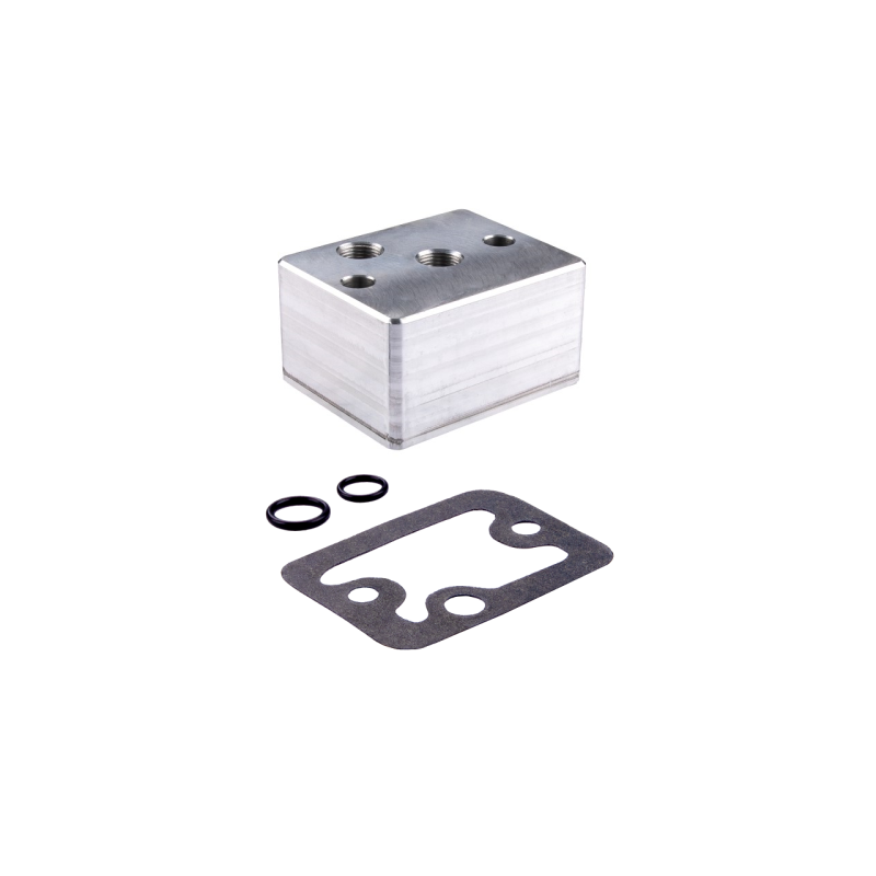 MF255 po sėdyne montuojamas skirstytuvo kolektoriaus adapteris su tarpinėmis