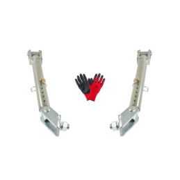 Teleskopinis šoninis stabilizatorius C-360, 2 vnt. + pirštinės