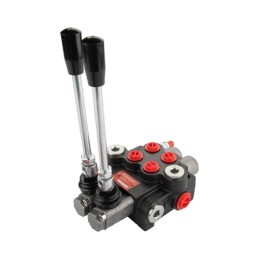 Hidraulinis skirstytuvas, 2 sekcijos, 40L, viena sekcija, „Hydroleader“ su skląsčiu