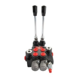 Hidraulinis skirstytuvas, 2 sekcijos, 40L, viena sekcija, „Hydroleader“ su skląsčiu