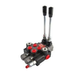 Hidraulinis skirstytuvas, 2 sekcijos, 40L, viena sekcija, „Hydroleader“ su skląsčiu