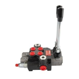 Hidraulinis skirstytuvas, 2 sekcijos, 40L, viena sekcija, „Hydroleader“ su skląsčiu