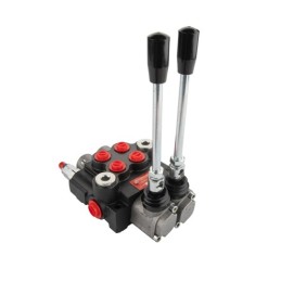 Hidraulinis skirstytuvas, 2 sekcijos, 40L, viena sekcija, „Hydroleader“ su skląsčiu