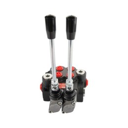 Hidraulinis skirstytuvas, 2 sekcijos, 40L, viena sekcija, „Hydroleader“ su skląsčiu