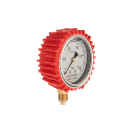 Serviso rinkinys alyvos slėgiui matuoti ir hidraulinės sistemos diagnostikai. 250 barų slėgio matuoklis + 2000 mm žarna su M14x1