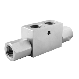 Dvigubas atbulinis vožtuvas VBPDE 3/4 100L/min HLR