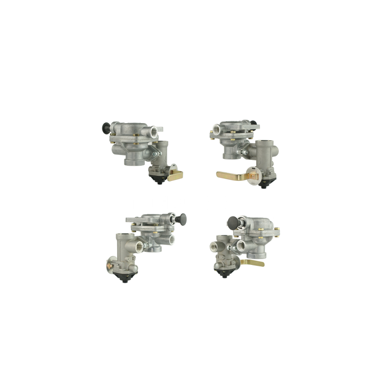 HZS-2 pagrindinis priekabos stabdžių valdymo vožtuvas, 3 diapazonų priekabos stabdymo jėgos reguliatorius, skirtas vienos grandi