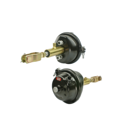 Pneumatinis-hidraulinis stabdžių cilindras, stūmoklio koto skersmuo 20 mm, diafragmos dydis T16 (išorinis skersmuo 145 mm)