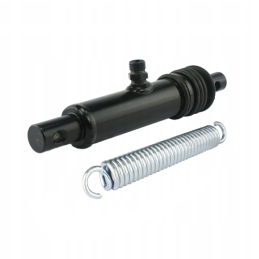 Hidraulinis cilindras Brzeg trąšų barstytuvui + dvi 1500 mm žarnos + greito prijungimo jungtis EURO kištuku