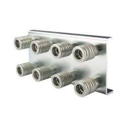 Lizdų plokštė aštuonių greitųjų jungčių M18x1,5 lizdams tvirtinti