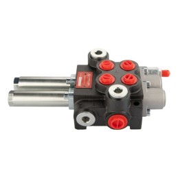 Dviejų sekcijų hidraulinis skirstytuvas 40L „Hydroleader“, valdomas trosais