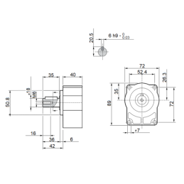 GR1 variklio arba siurblio tvirtinimo guolio atrama komplekte su sankaba