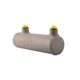 Dvigubo veikimo hidraulinio cilindro ilgis: 205 mm, eiga: 100 mm, 40/22/100 be auselių.