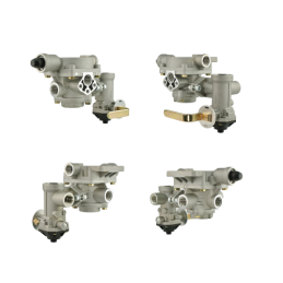 HZS-4 pagrindinis priekabos stabdžių valdymo vožtuvas, 3 diapazonų priekabos stabdymo jėgos reguliatorius, skirtas 1 ir 2 grandi