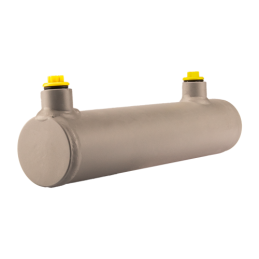 Dvigubo veikimo hidraulinio cilindro ilgis: 265 mm, eiga: 160 mm, 40/22/160 be auselių.