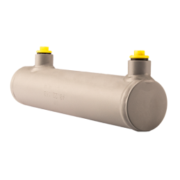 Dvigubo veikimo hidraulinio cilindro ilgis: 265 mm, eiga: 160 mm, 40/22/160 be auselių.