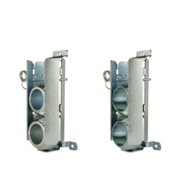 Du dėtuvės su berėmiais kulkomis 1/1 44/22 ir 1/2 44/28