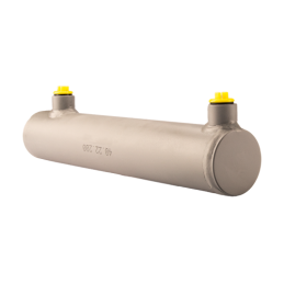 Dvigubo veikimo hidraulinio cilindro ilgis: 305 mm, eiga: 200 mm, 40/22/200 be auselių.