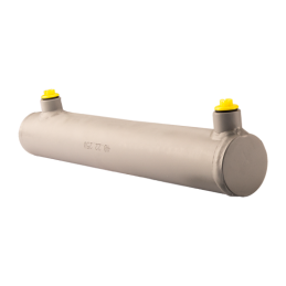 Dvigubo veikimo hidraulinio cilindro ilgis: 355 mm, eiga: 250 mm, 40/22/250 be auselių.