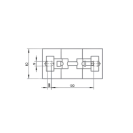 Hidraulinis akumuliatorius su hidrauliniu amortizatoriumi, tvirtinimo spaustukas, talpa: 0,5 l, įkrovimo slėgis: 100 bar.