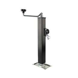 Priekabos atraminė koja su horizontaliu švaistikliu, 2000 kg, 500 mm, rankiniu būdu reguliuojama