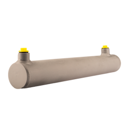 Dvigubo veikimo hidraulinio cilindro ilgis: 405 mm, eiga: 300 mm, 40/22/300 be auselių.