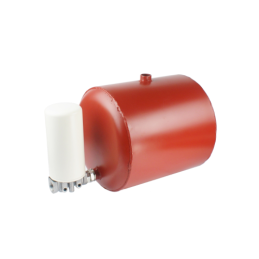 Universalus metalinis hidraulinės alyvos bakas, talpa 20 litrų, statinės tipo, komplektuojamas su grįžtamojo srauto filtru