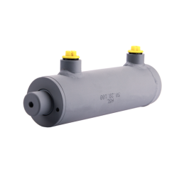 Dvigubo veikimo hidraulinio cilindro ilgis: 230 mm, eiga: 100 mm, 50/28/100 be auselių.