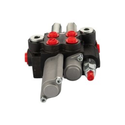 2 sekcijų hidraulinis skirstytuvas, 40 l/min. „Hydroleader“ su plūduriuojančia sekcija, valdoma trosais arba svirtimis