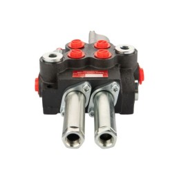 2 sekcijų hidraulinis skirstytuvas, 40 l/min. „Hydroleader“ su plūduriuojančia sekcija, valdoma trosais arba svirtimis