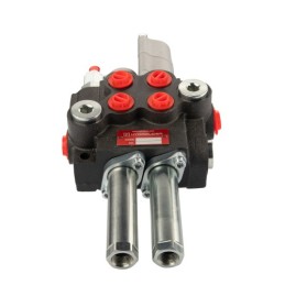 2 sekcijų hidraulinis skirstytuvas, 40 l/min. „Hydroleader“ su plūduriuojančia sekcija, valdoma trosais arba svirtimis