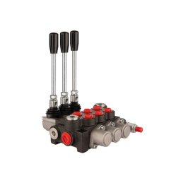 Hidraulinis skirstytuvas, 3 sekcijos, 40 l/min., 3P40A1A1A1GKZ1, valdomas svirtimis