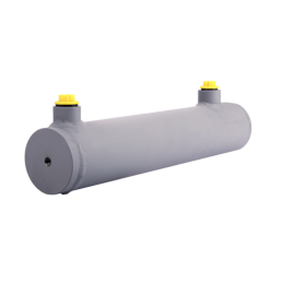 Dvigubo veikimo hidraulinio cilindro ilgis: 330 mm, eiga: 200 mm, 50/28/200 be auselių.