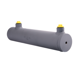 Dvigubo veikimo hidraulinio cilindro ilgis: 330 mm, eiga: 200 mm, 50/28/200 be auselių.