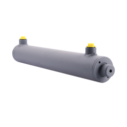 Dvigubo veikimo hidraulinio cilindro ilgis: 430 mm, eiga: 300 mm, 50/28/300 be auselių.