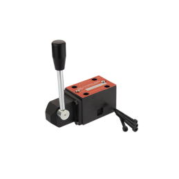 CETOP 3 NG6 tipo hidraulinis plokštelinis skirstytuvas, valdomas rankiniu būdu su 3 padėčių slankiojančia svirtimi