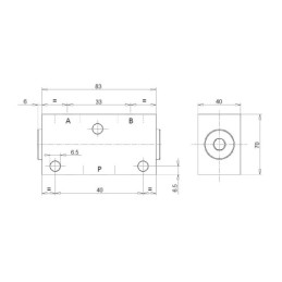 50:50 aliuminio daliklis, sriegis: 3/8" srautas: 4-12L/min, maks. slėgis: 210bar