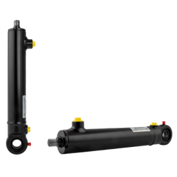 Dvigubo veikimo hidraulinio cilindro ilgis: 338 mm, eiga: 160 mm, nuolat kintama transmisija