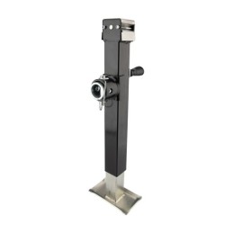 Priekabos atraminė koja su vertikaliu šoniniu švaistikliu 2000 kg 555 mm, rankiniu būdu reguliuojama