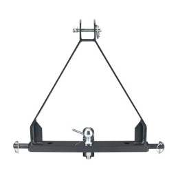 Sustiprinta trijų taškų kablio sistema su rutuliu, trijų taškų priekabos sija