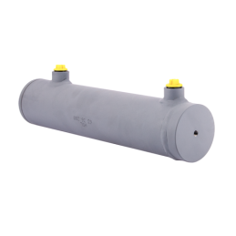 Dvigubo veikimo hidraulinio cilindro ilgis: 360 mm, eiga: 200 mm, 63/36/200 be auselių.