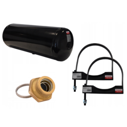 Ursus C-330 10L oro bakas 206x367 15,5 bar su spaustukais ir M22x1,5 išleidimo vožtuvu