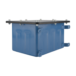 Hidraulinės alyvos bakas 6 l, montuojamas ant sienos, su pilnu dangčiu