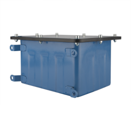 Hidraulinės alyvos bakas 6 l, montuojamas ant sienos, su pilnu dangčiu