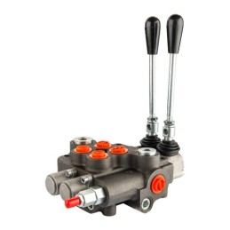 Hidraulinis skirstytuvas, 2 sekcijos, 80L, dvi sekcijos, su skląsčiu, Hydrolider