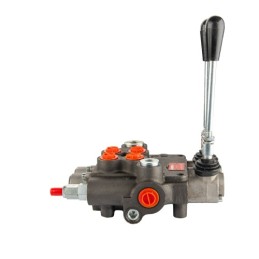 Hidraulinis skirstytuvas, 2 sekcijos, 80L, dvi sekcijos, su skląsčiu, Hydrolider