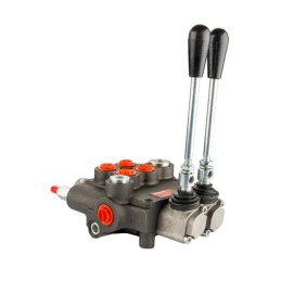 Hidraulinis skirstytuvas, 2 sekcijos, 80L, dvi sekcijos, su skląsčiu, Hydrolider